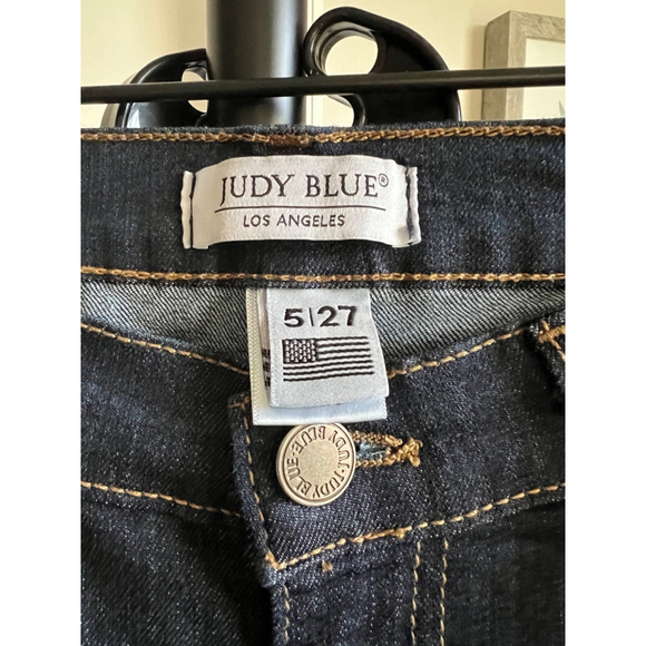 Judy Blue Jeans Womens Mid Rise Skinny 5 27 Dark Wash Style 8376 Super Stretchy - Picture 12 of 13